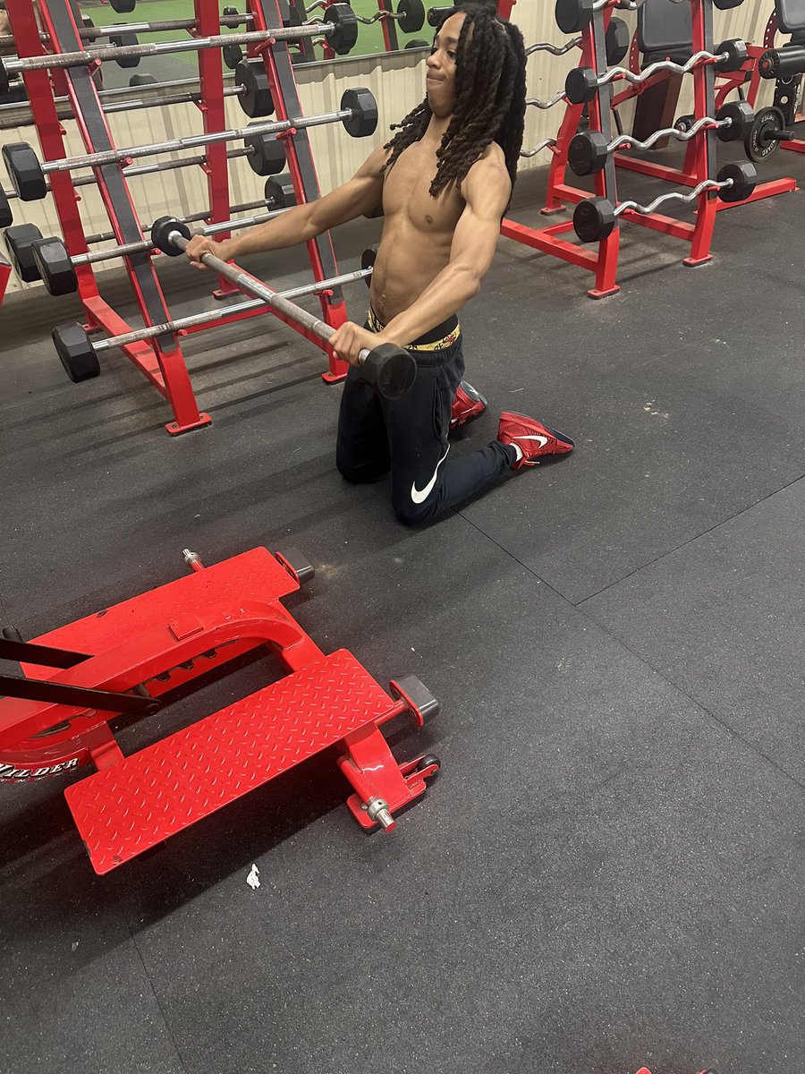 Late night weight room grind