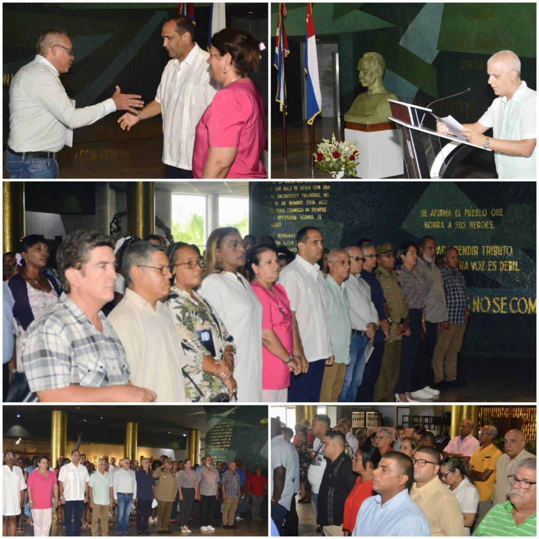 🇨🇺| #Hoy, en el Memorial José Martí, participamos en acto de compromiso de la provincia La Habana, por el centenario del natalicio de #FidelPorSiempre.
#LaHabanaViveEnMí