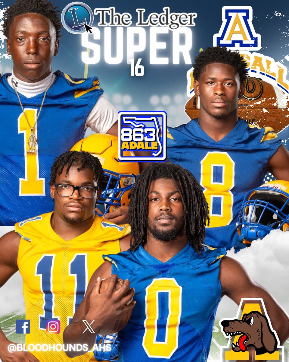 Auburndale Football (@bloodhounds_ahs) on Twitter photo The Ledger Super 16
#3 James Tuils <a href="/JamesTilus8/">James Tilus 3⭐️ ‘26 Edge/OLB</a>
#6 Elijah Dias <a href="/twin_frmpolk/">3⭐️Elijah “twin” Dias</a>
# 11 Darion Jiles <a href="/DarionJiles07/">MANMAN❤️🔥!</a>
#12 Jordan Tarver <a href="/Jordantarver100/">Jordan Tarver. JT.1〽️</a> The Ledger Super 16
#3 James Tuils <a href="/JamesTilus8/">James Tilus 3⭐️ ‘26 Edge/OLB</a>
#6 Elijah Dias <a href="/twin_frmpolk/">3⭐️Elijah “twin” Dias</a>
# 11 Darion Jiles <a href="/DarionJiles07/">MANMAN❤️🔥!</a>
#12 Jordan Tarver <a href="/Jordantarver100/">Jordan Tarver. JT.1〽️</a>