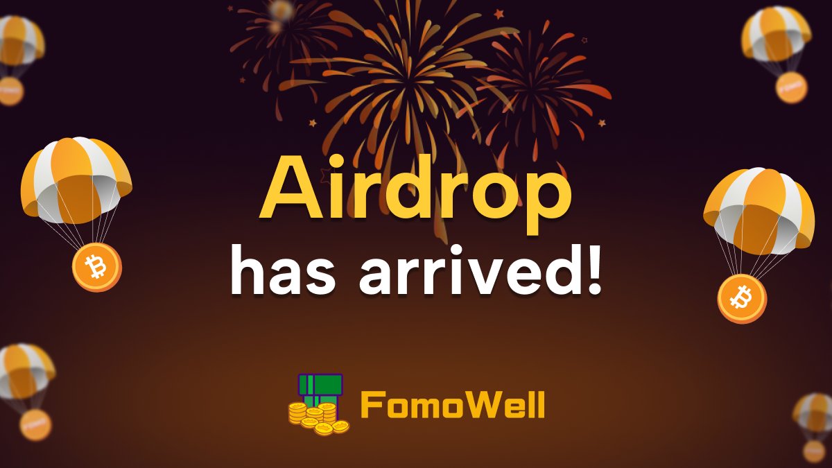 🎉 Airdrop has arrived!

Big thanks to everyone who actively participated and gave valuable feedback during our testnet! The $24 BTC airdrop reward has been sent to the FomoWell addresses you provided — go check your wallets! 📥

If you received your reward, feel free to share