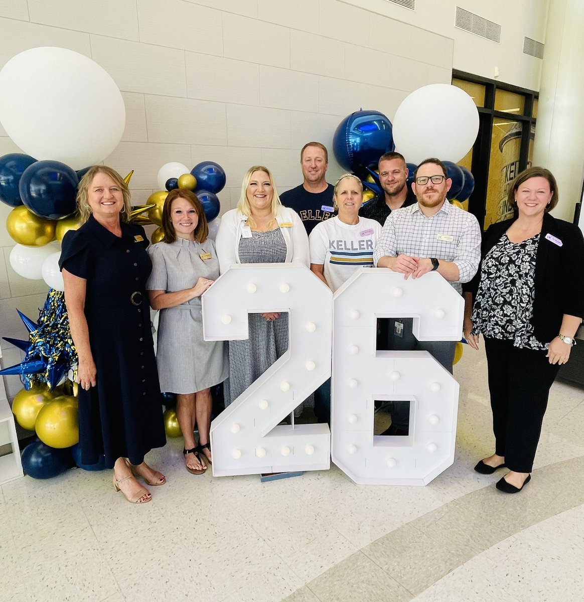 Lisa Simmons (@mrssimmonskhs) on Twitter photo So grateful for the <a href="/KHSIndianNation/">Keller High School</a> admin team! Hours of prep & planning resulted in a smooth first day!! So excited for the year ahead!! 💙💛 #HomeSweetKHS #OurHouseKHS #KellerALLIN So grateful for the <a href="/KHSIndianNation/">Keller High School</a> admin team! Hours of prep & planning resulted in a smooth first day!! So excited for the year ahead!! 💙💛 #HomeSweetKHS #OurHouseKHS #KellerALLIN