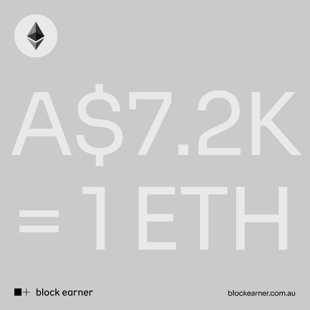 New Heights for Ethereum 🚀

#ETH just hit a new all-time high of A$7,261, with a staggering A$85.1 billion traded on-chain in the last 24 hours.

That 24-hour volume is nearly 5× the entire market cap of Qantas (A$17.5B), a 104 year old Australian company.