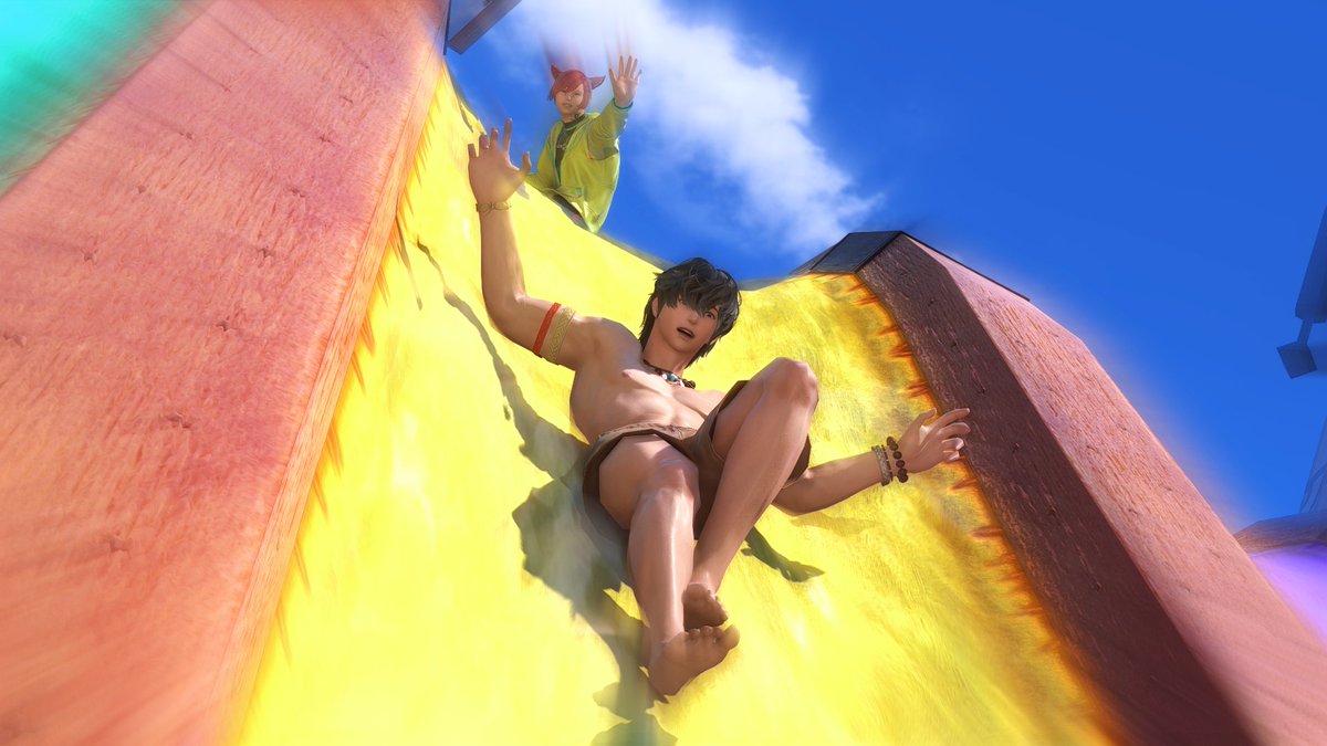 G'raha pushing me off the water slide

#FF14 #FFXIV #GPOSERS #MateriaDC #EorzeaPhotos #FF14SS #ffxivgpose #ffxivscreenshots #ffxivsnaps