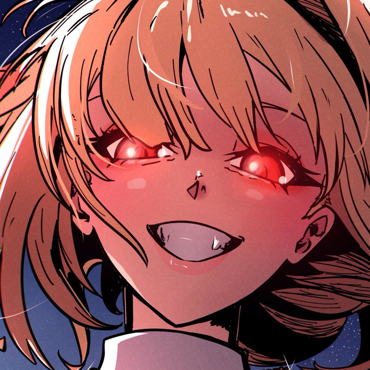 Your decide to netflix and chill with this beautiful woman you just met called Arcueid, and she suddenly gives you this look-