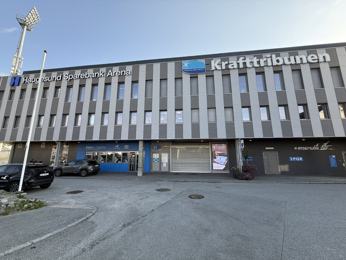 It’s a beautiful morning in Haugesund, our last port of call. We always love to visit a new ground and FK Haugesund opened up to let us in to sit in the stands. We had to rock our new <a href="/NFFC/">Nottingham Forest</a> shirts. #nffc #forestallovertheworld #nottinghamforest #fkhaugesund