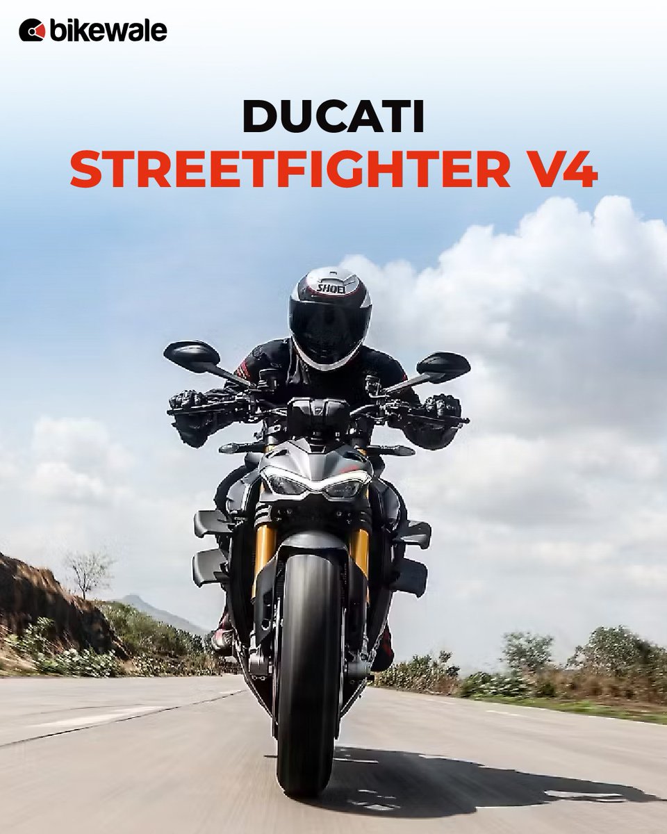 BikeWale's tweet photo. Superbike soul, naked aggression.
Here’s the Ducati Streetfighter V4 in all its glory — swipe now!
#ducati #streetfighterV4 #ducatistreetfighterV4 #bwphotos #bikes #motorcycles #bikeupdates #motorcycleupdates https://t.co/x1vU6ThTSt
