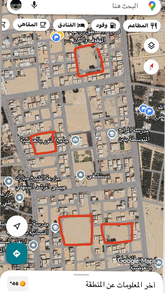 alkady82810095's tweet photo. @Kalimat7Q @Nazaha_care @moe_gov_sa @MOE_EEH @minister_moe_sa @spokesp_moe هذا موقع المخطط المعتمد من عام ١٤٠٨ 
وفيه اراضي مخصصه للمدارس 
 https://t.co/blD44TozJs https://t.co/QjrRfbZ3mj