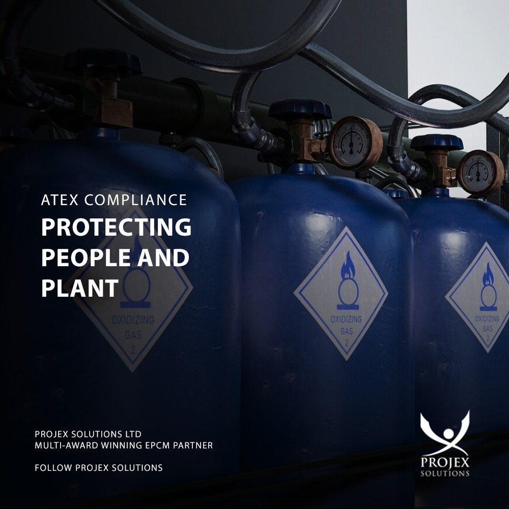 From design to verification, we make sure your ATEX requirements are not only met - but clearly understood and future-ready.

#ATEXCompliance #ExplosionProtection #HazardousZones #ProcessSafety #IndustrialRiskManagement #ProjexSolutions
