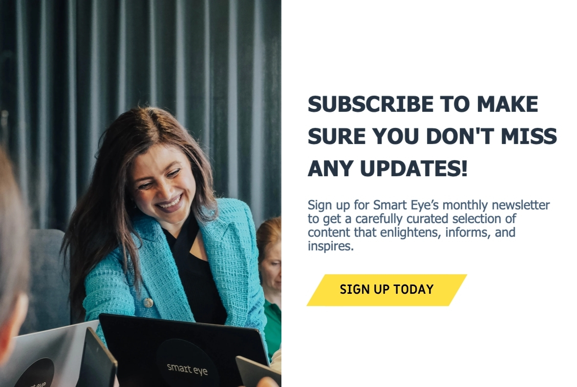 X feeds can get noisy. It’s easy to miss updates you actually want to catch. 📰

That’s where Smart Eye’s newsletter comes in. Once a month, we send a curated update with news, blog posts,  and insights. 

📩 Sign up here to stay in the loop: hubs.ly/Q03Bf3kz0
