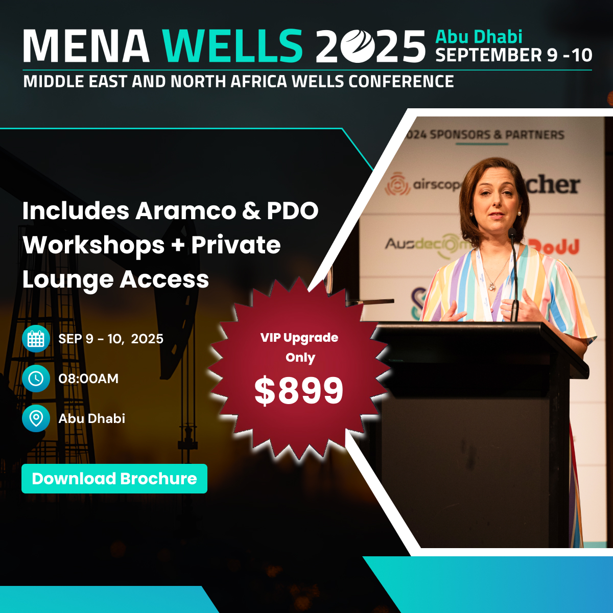 OffshoreNetwork's tweet image. Want access to the VIP Lounge at MENA WELLS 2025?
Upgrade your pass to:
 ✅ Book 1:1 meetings with buyers
 ✅ Access operator-led workshops
 ✅ Secure private space for real business

VIP tickets are limited – zurl.co/e5Ceu
 
#MenaWells #VIPPass #OffshoreNetworking