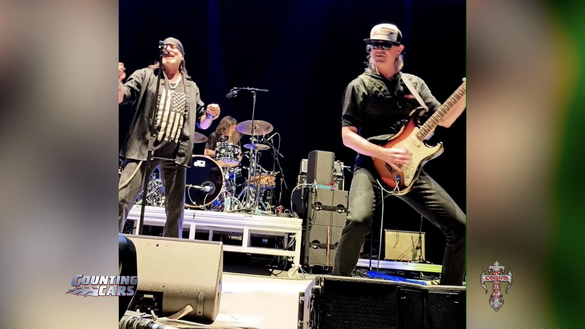 CountsKustoms's tweet photo. Did you get to see @DannyCountKoker at the famous @SturgisRally this year? He had a great time rocking out with his band @COUNTS77 and getting to meet fans and fellow rockers all week. We already can't wait for next year's show! #sturgis #counts77 #countskustoms @TravisTritt https://t.co/O0trTqVfWr