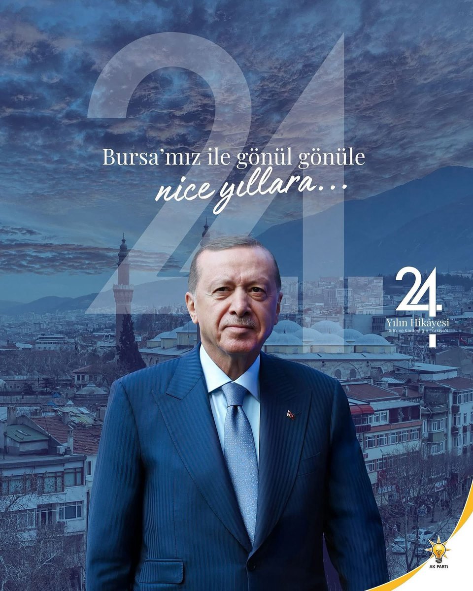 Bursa’mız ile gönül gönüle nice yıllara.. 

#24YılınHikayesi