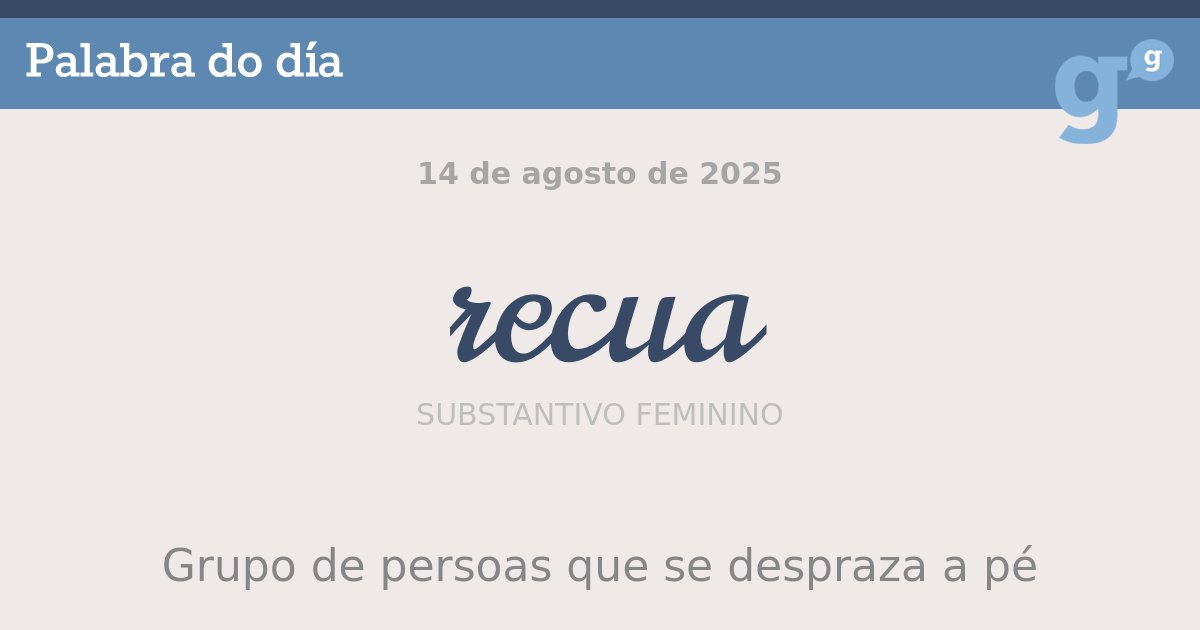 PortalPalabras's tweet photo. A voz #recua emprégase para indicar un ‘grupo que se despraza a pé’, pero tamén dá idea de ‘moita xente’. #palabradodía
- https://t.co/YTerute7kJ https://t.co/1lwejjCfLy