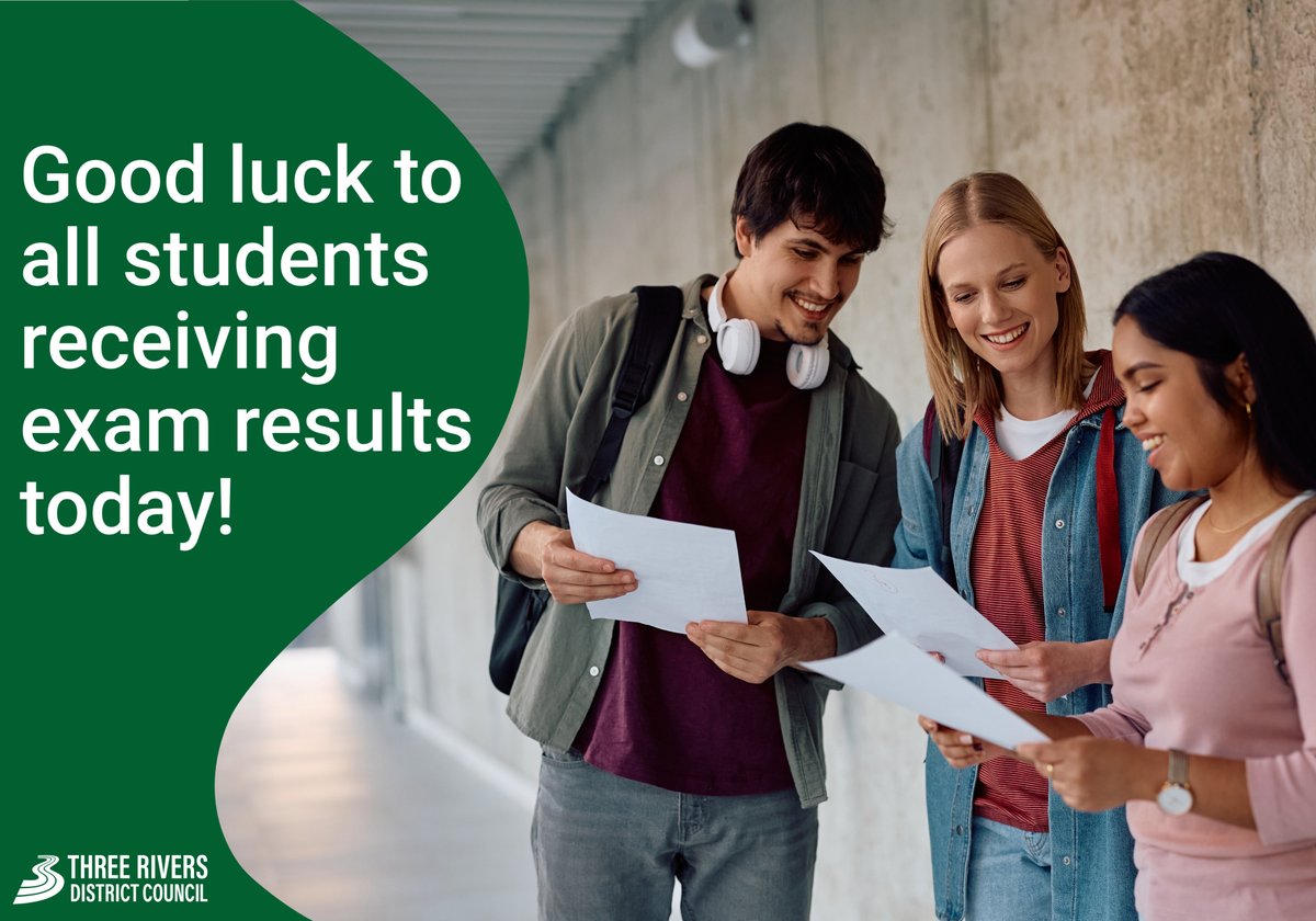 ThreeRiversDC's tweet image. Good luck to all students receiving exam results today! 🌟 It’s okay to feel overwhelmed—just remember, your results don’t define you. You’re capable of amazing things, and this is only one step on your journey. Stay positive! 💫

 #ResultsDay #ALevel #TLevel #BTEC #ThreeRivers