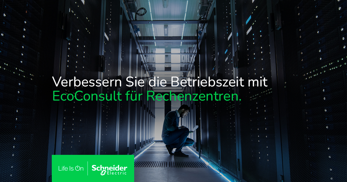 Nutzen Sie das umfassende Serviceangebot EcoConsult von Schneider Electric, um Ihre Datacenter-Infrastruktur zu optimieren. Hier erfahren Sie mehr über die Serviceleistungen ➡️ spr.ly/6016fqXDC #Datacenter #GreenDatacenter #Energieeffizienz #Service