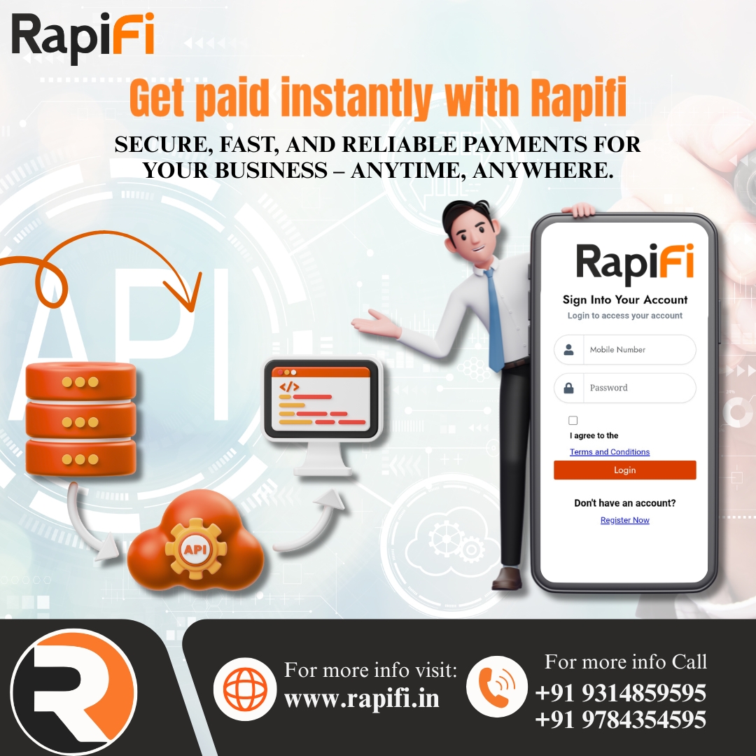 RapifiS84489's tweet image. 💸 Get paid instantly with Rapifi!
Secure, fast &amp;amp; reliable payments for your business – anytime, anywhere. 🚀
🌐 rapifi.in
📞 +91 9314859595 | +91 9784354595
#Rapifi #InstantPayments #Fintech #PayoutAPI #BusinessGrowth #SeamlessPayments #APIIntegration #FastPayments