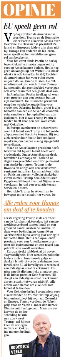 Europa speelt geen rol wegens diplomatiek amateurisme