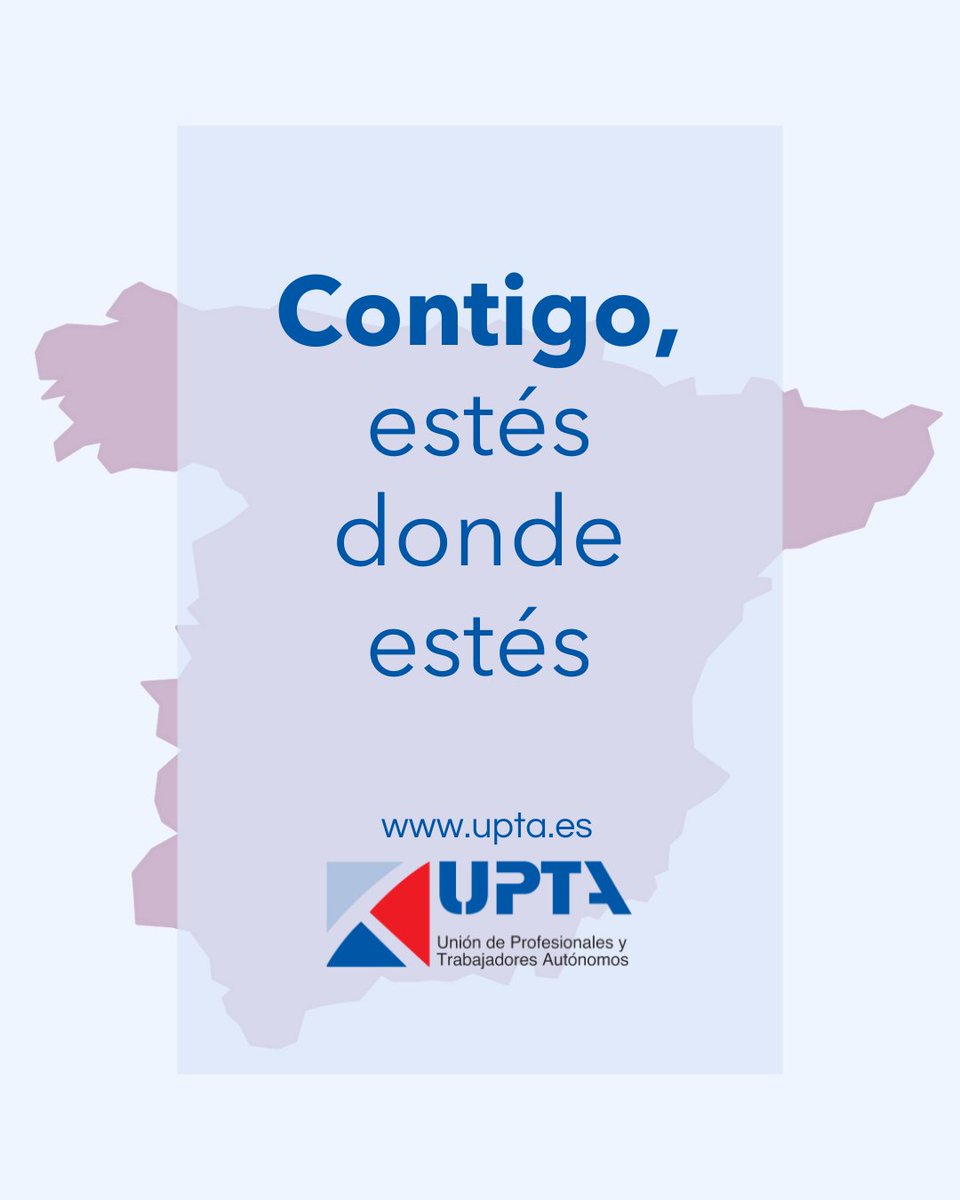 ¡Estamos aquí para ayudarte, sin importar dónde te encuentres! 🌟

En UPTA España, nos dedicamos a ofrecer apoyo a los trabajadores y trabajadoras autónomas en todo el país. Damos atención personalizada y cercana, estés donde estés. 🗺️

Visita nuestra web para conocer las sedes