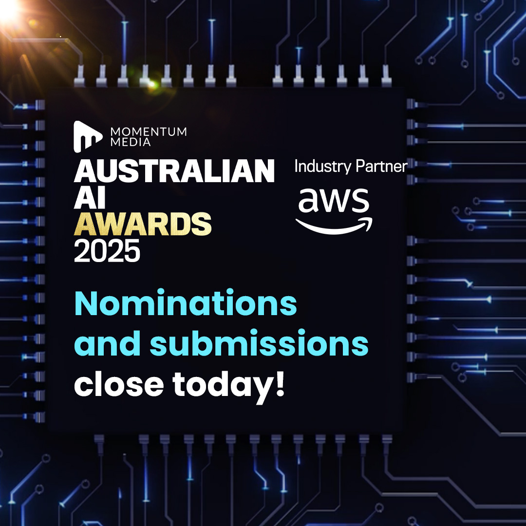 Today is the last day to submit or nominate for the Australian AI Awards 2025! 

Have you finished your entry yet? Don’t miss this incredible opportunity to become an award winner. 

Send in your entries before 5:30pm! bit.ly/46GF1Lu  #awards #defence #recognition