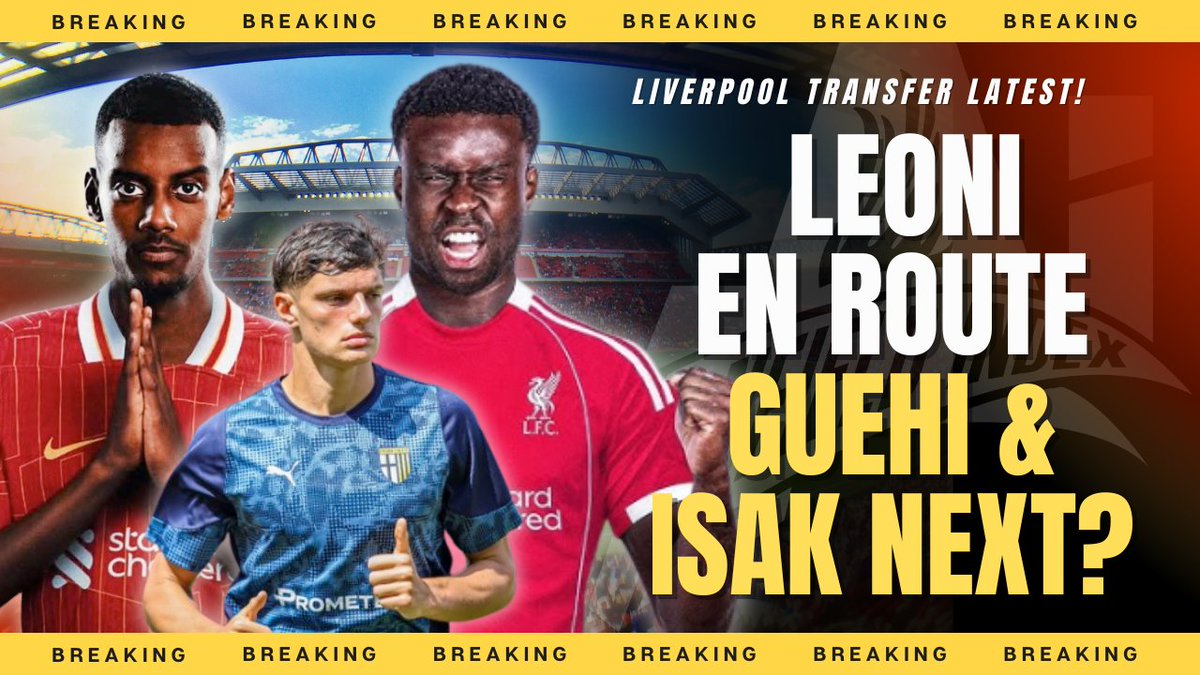 🔴 LIVE at 8.15am on YouTube – an earlier Newsround Special with Dave Davis ( @daved0106 ) before Arne Slot’s 9am presser!

🇧🇪 Leoni en route to Anfield
🛡️ Guehi talks progressing
⚽ Isak still in the frame

Join live and get in the chat!

#LFC #YNWA #AnfieldIndex