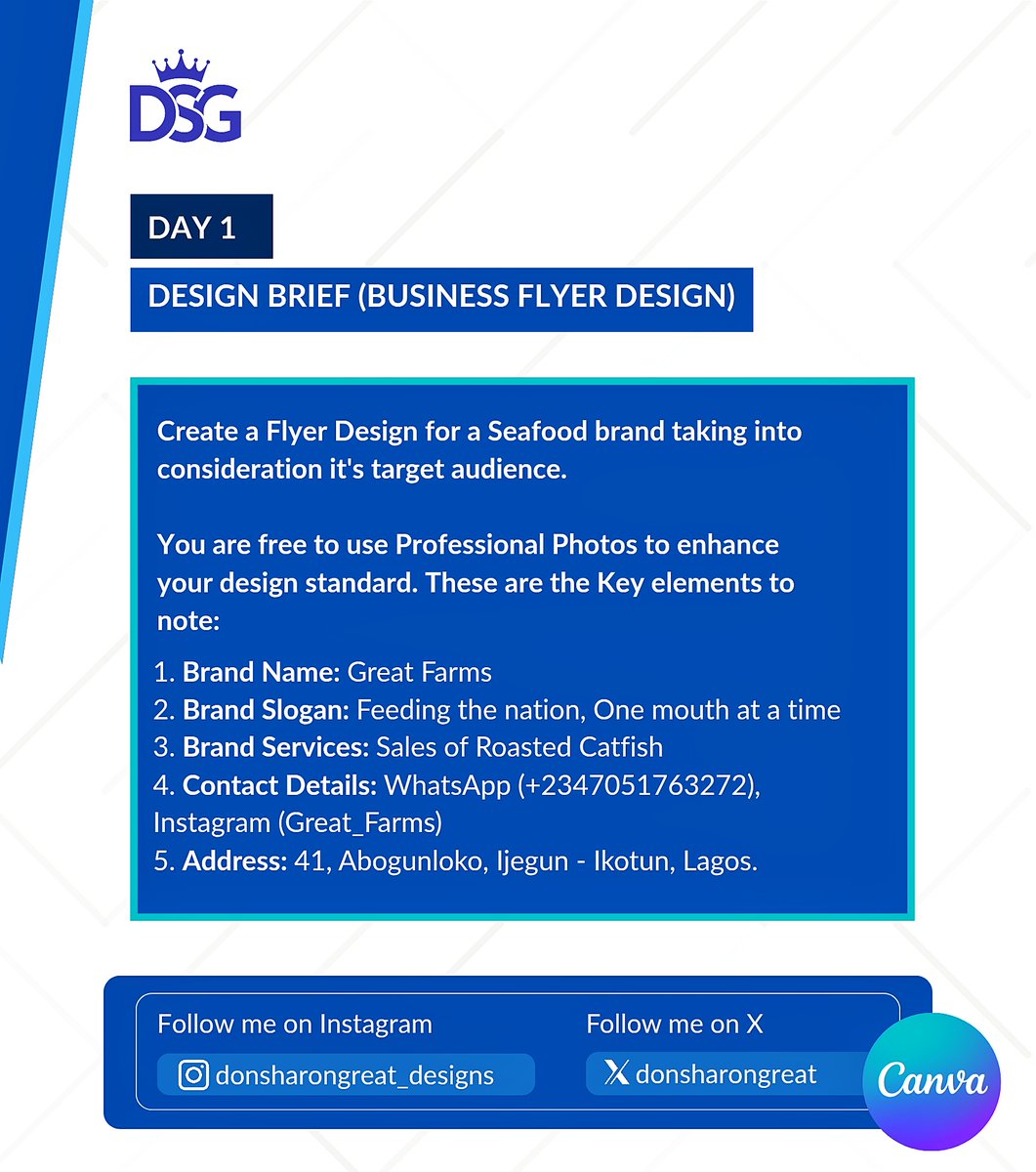 DonSharonGreat's tweet image. Day 1/40

#GraohicDesigner #DonSharonGreat #40DaysDesignChallenge