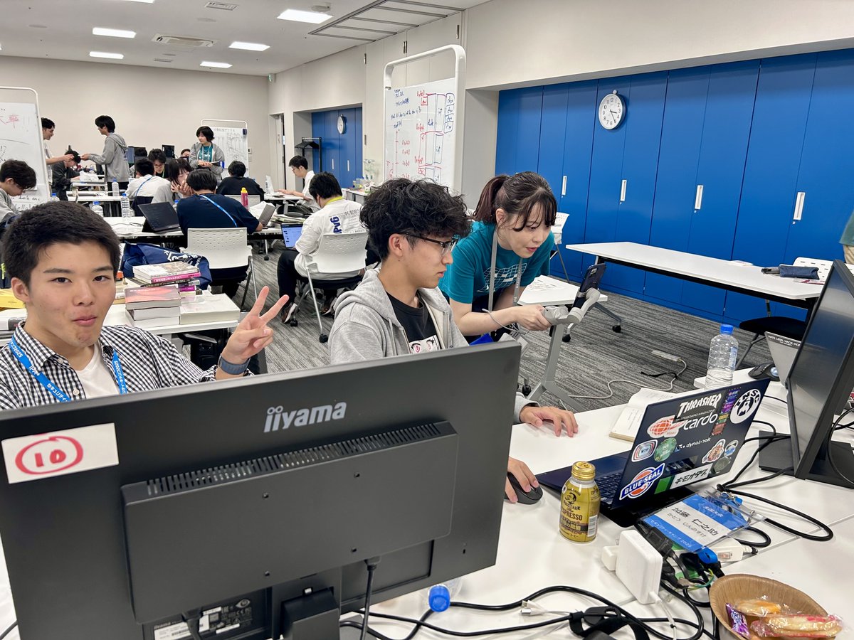 jun1okamura's tweet image. It is the final day of our Security Camp workshop, and two students have successfully submitted their GDSII designs to TinyTapeout. The Security Camp’s administration is now interviewing them about their learning experiences and the projects.
#seccamp #tinytapeout