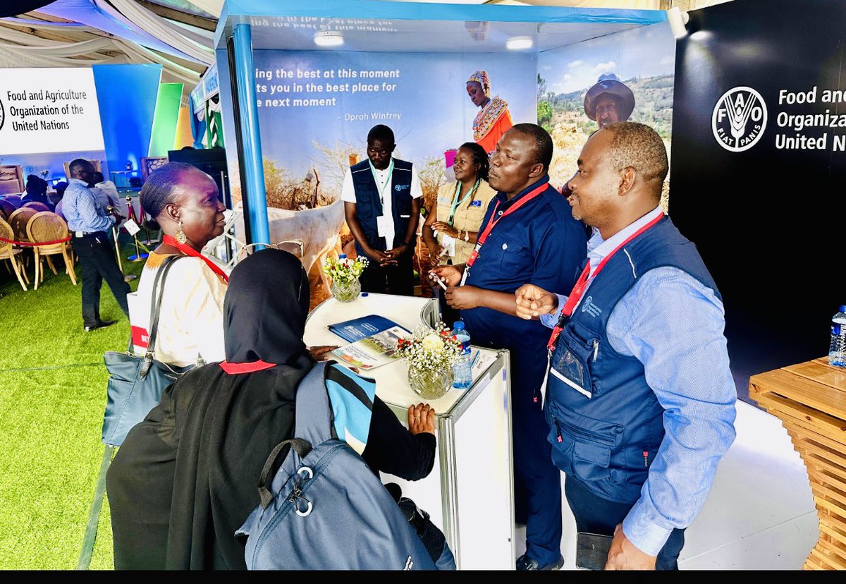FAOKenya's tweet photo. .@FAOKenya continues to emphasize the importance of building a cooperation system among the government and its partners in order to implement #agriculture and #livestock initiatives.
For this &amp; more, welcome to our #Booth on the sidelines of #DevCon2025 https://t.co/iCGvUItvtM