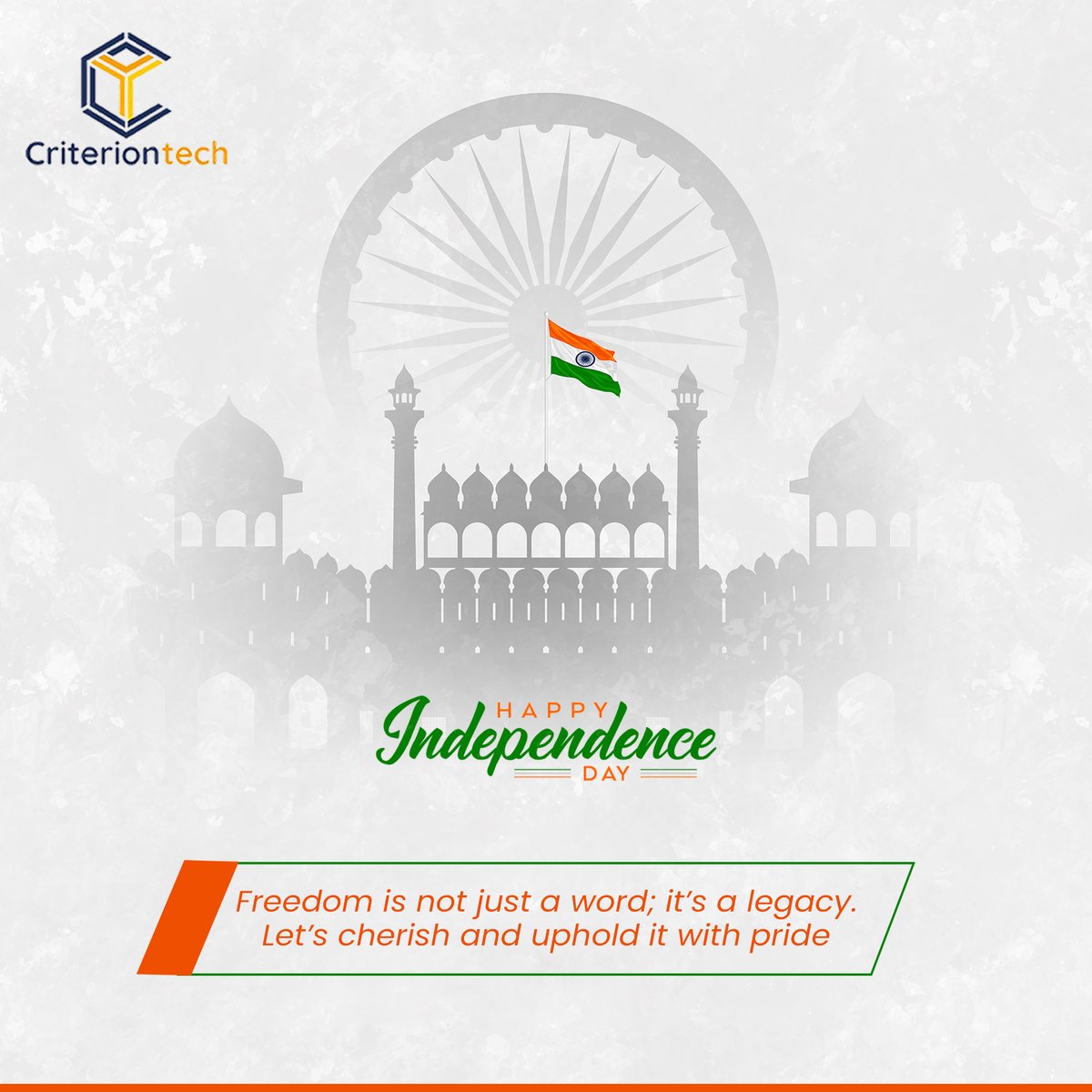 United in diversity, driven by freedom. Let’s honor our heroes and celebrate the spirit of Independence! 🇮🇳✨
.
Happy Independence Day 🇮🇳 🇮🇳
.
#IndependenceDay #ProudIndian #JaiHind #Freedom #India #HappyIndependenceDay2025 #LegacyOfFreedom #Criteria4Technology #CriterionTech