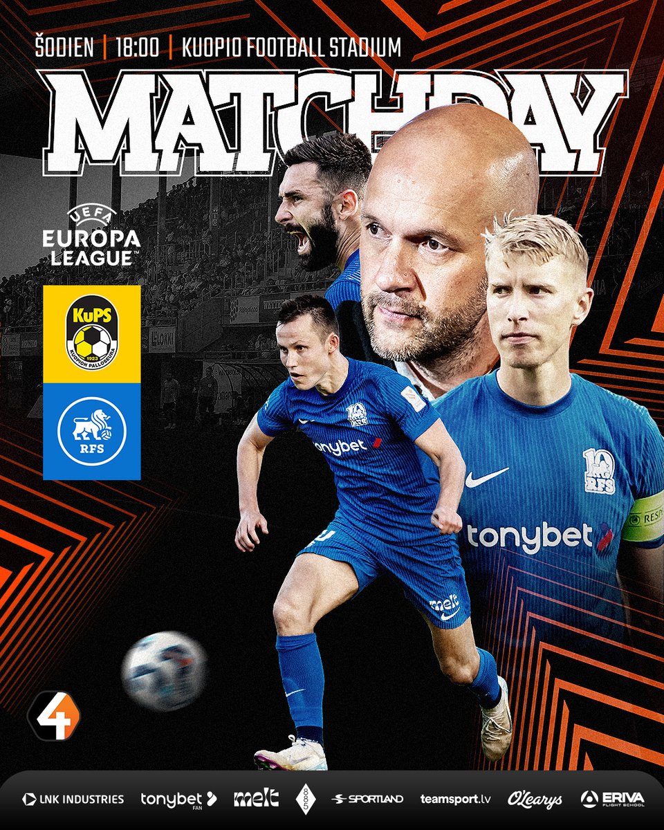 📺 Spēles tiešraidi Latvijā no plkst. 17.50 vēro TV4 kanālā vai sportacentrs.com