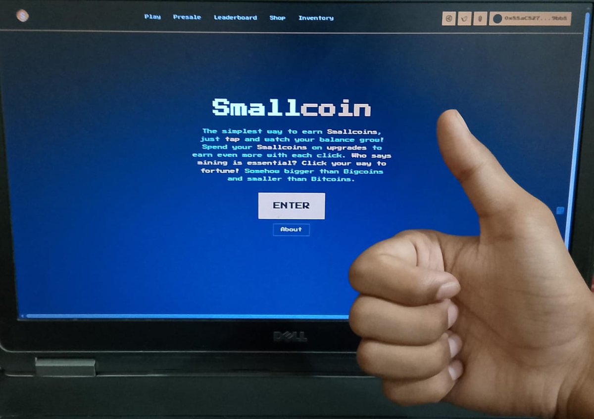 iiqwiix's tweet photo. $Small coin built on @AbstractChain , is a simple tap to earn game where you make coins just by tapping your screen. Coins are only created when you withdraw to your wallet and burned when you deposit back into the game.

Detailed Guide in the comment 👇 https://t.co/s0i3T6CqH0