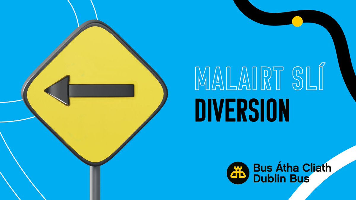 dublinbusnews's tweet photo. #DBSvcUpdate Diversion on Routes #DB27, #DB56a, #DB77a, #DB150 and #DB151 from Saturday 16 August 2025. https://t.co/KCbXgmzv7L
Atreorú ar Bhealaí #DB27, #DB56a, #DB77a, #DB150 agus #DB151 ón Satharn 16 Lúnasa 2025.
@TFIupdates https://t.co/K8M2BaBZ1T