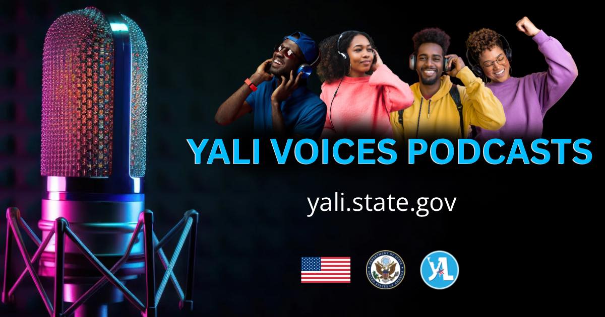 The YALI Network is empowering young African leaders to transform their communities and build a brighter future.

🎙️ The YALI Voices Podcasts features changemakers like:

✅ Steve Zita: Mentoring youth to become impactful business leaders through the Elikia Foundation.
✅ Phyllis