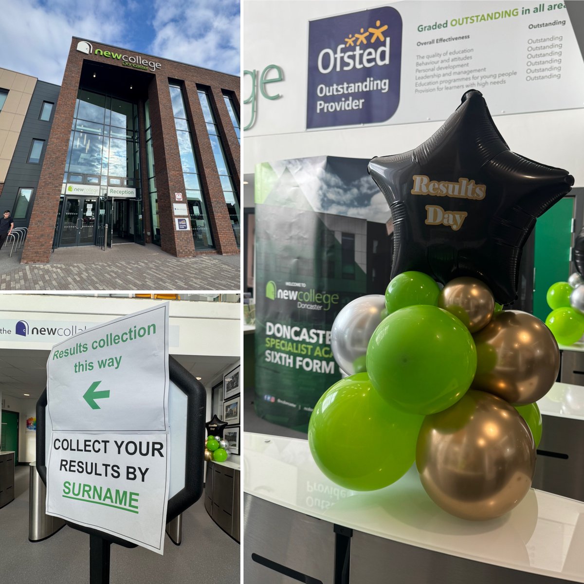 We are open for Results Day 2025! 

Good luck to all of our students collecting their A level and Level 3 Applied General Results. Just head to reception and the team will guide you. 

#ResultsDay2025