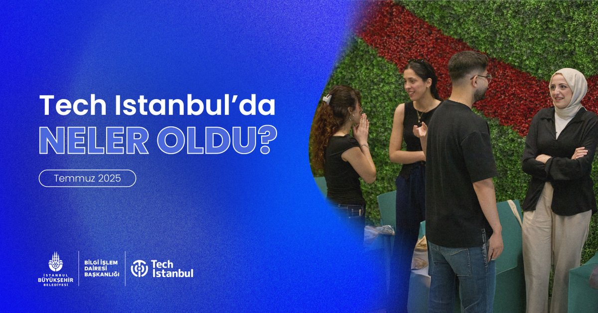 ibbtechistanbul's tweet image. Temmuz ayında Tech Istanbul’da düzenlenen eğitim, etkinlik, topluluk buluşmaları ve öne çıkan detayları sizin için derledik. 🚀

Tüm ayrıntılar için Blog sayfamızı ziyaret edin: link.ibb.gov.tr/8kNs7k

#TechIstanbul #GirişimciliğinBuluşmaNoktası #girişimcilik #teknoloji…