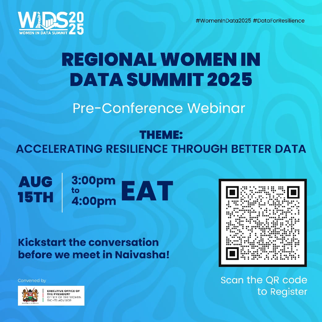 Gearing up for #WomenInData2025? 
Join our Pre-Summit Webinar to preview the agenda, meet partners &amp; get ready to drive real gender data impact!
 🗓️ 17th August 2025 
🔗Register:us06web.zoom.us/webinar/regist…
 #WIDS2025 #GenderDatake #DataForHer