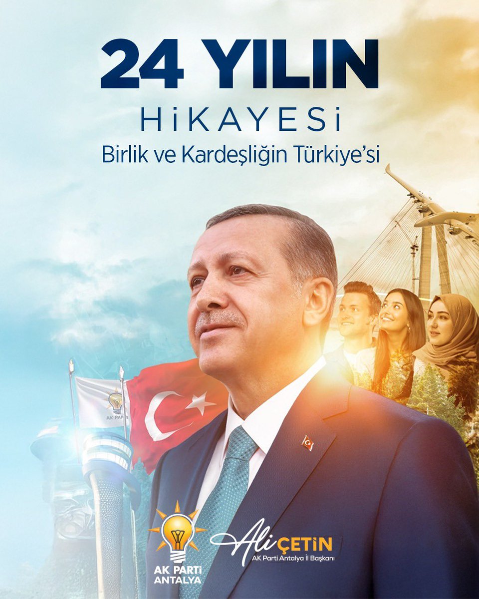 Ali Çetin (@alicetin_07) on Twitter photo Millete hizmet yolunda geçen 24 yıl 🇹🇷
Cumhurbaşkanımız, Genel Başkanımız Sayın Recep Tayyip Erdoğan’ın (<a href="/RTErdogan/">Recep Tayyip Erdoğan</a> ) liderliğinde nice 24 yıllara.
#24YılınHikayesi Millete hizmet yolunda geçen 24 yıl 🇹🇷
Cumhurbaşkanımız, Genel Başkanımız Sayın Recep Tayyip Erdoğan’ın (<a href="/RTErdogan/">Recep Tayyip Erdoğan</a> ) liderliğinde nice 24 yıllara.
#24YılınHikayesi