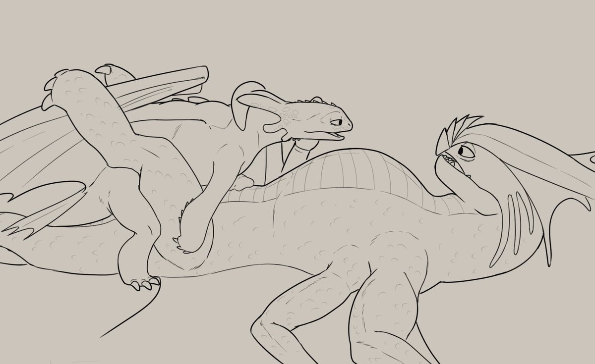 Toothless doing anything but the Lightfury, WIP