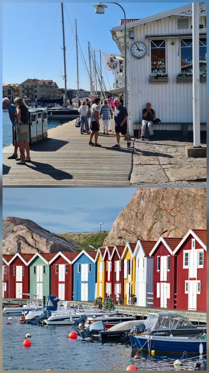 Smögens brygga. Fick bli ett av Bohusläns största turistmål igår.