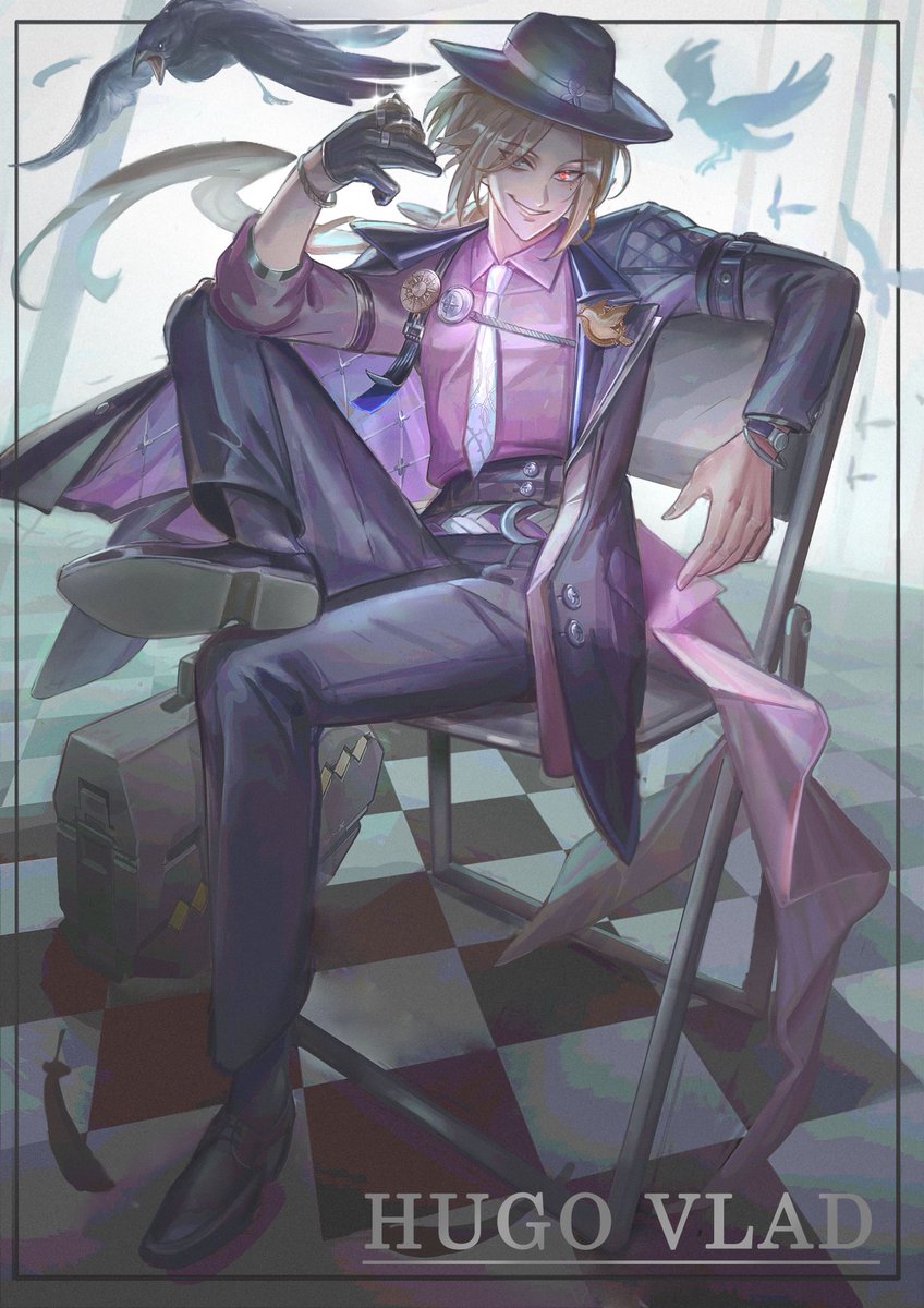 Hugo  vlad mockingbird~ fanart from zzz ✨✨🐦‍⬛🐦‍⬛#HugoVlad #hugo #zzzero #ZenlessZoneZeroFanart