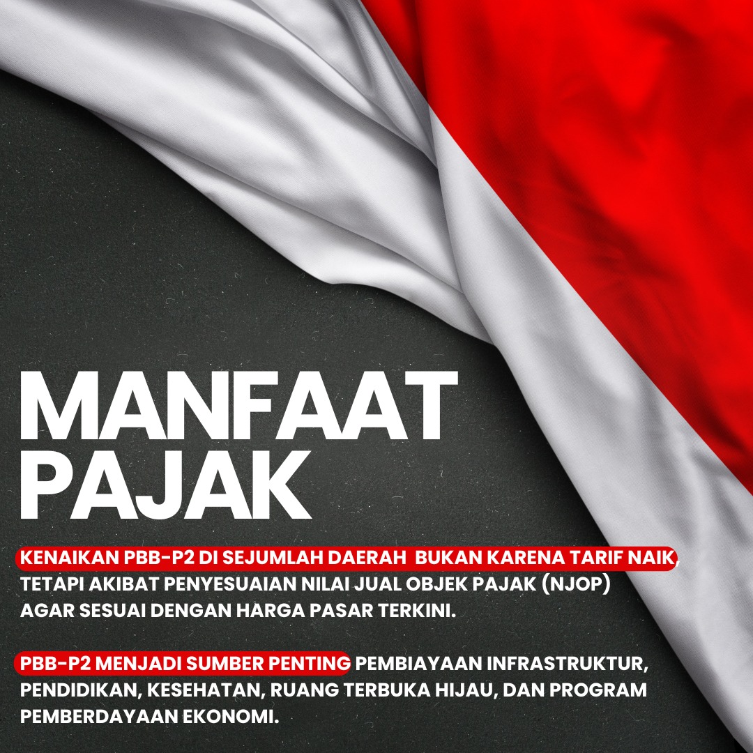 pvrojek's tweet photo. tidak telat bayar bisa mendatangkan Manfaat Pajak nih, kenaikannya pun karena penyesuaian nilai njop agar sesuai harga pasar sekarang https://t.co/4HDoyrk8kU
