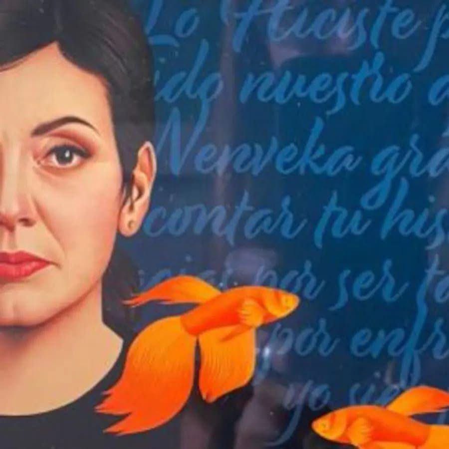 Os comparto una foto del que era el mural dedicado a Nevenka en Ponferrada. Era porque el PP, que gobierna la ciudad, ha ordenado borrarlo. ¡Qué vergüenza! Pero no me extraña, porque en su momento Alfonso F. Mañueco defendió al acosador Ismael en lugar de a su compañera acosada.