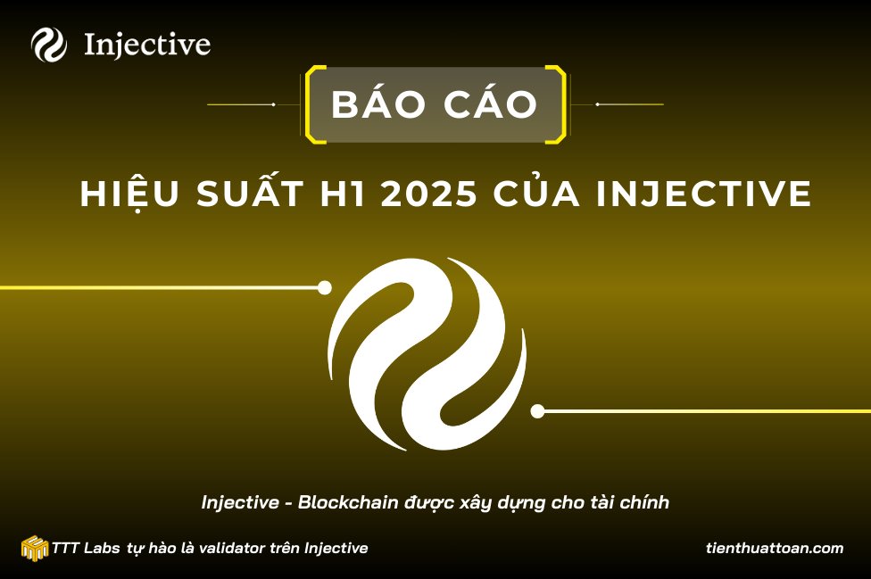 TTT Labs I Validator 🇻🇳 (@ttt_lab) on Twitter photo 🥷Báo Cáo Hiệu Suất H1 2025 Của Injective
Nửa đầu năm 2025 đánh dấu một bước ngoặt quan trọng trong hành trình của <a href="/injective/">Injective 🥷</a> – từ một blockchain tài chính chuyên dụng sang vai trò lớp hạ tầng cốt lõi cho thị trường vốn onchain toàn cầu.
Injective đã 🥷Báo Cáo Hiệu Suất H1 2025 Của Injective
Nửa đầu năm 2025 đánh dấu một bước ngoặt quan trọng trong hành trình của <a href="/injective/">Injective 🥷</a> – từ một blockchain tài chính chuyên dụng sang vai trò lớp hạ tầng cốt lõi cho thị trường vốn onchain toàn cầu.
Injective đã