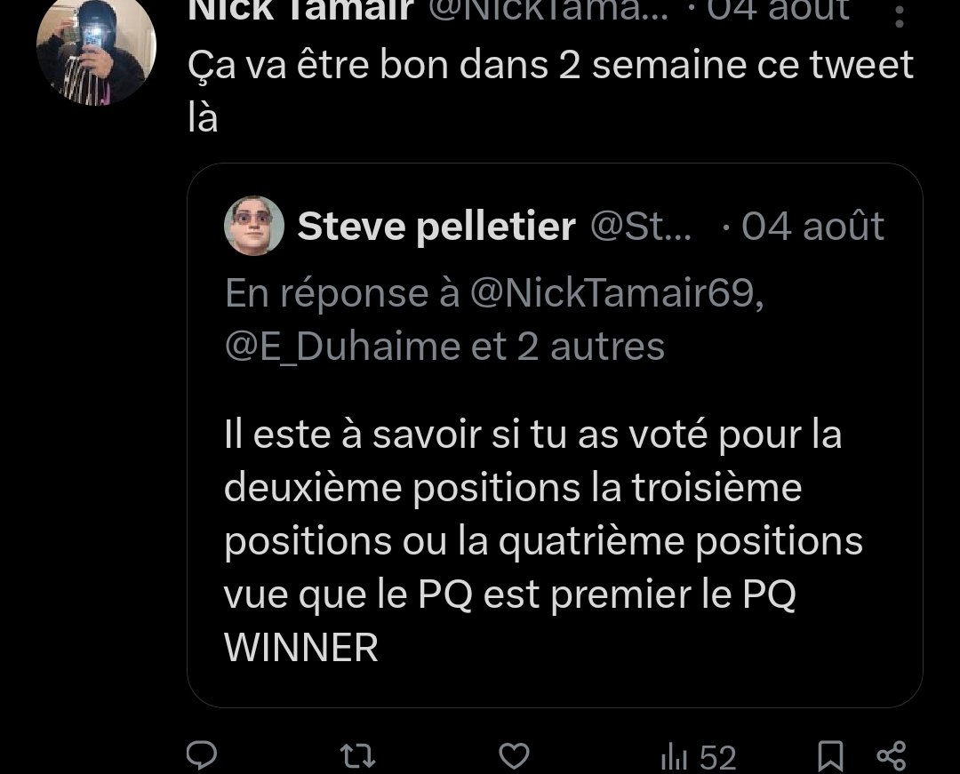 podz4's tweet photo. @gaetan_girard Ça été bon ce tweet-là finalement 😂
#Selfowned
#borntolose
#blingblinglemoron https://t.co/hj19PbMBOU