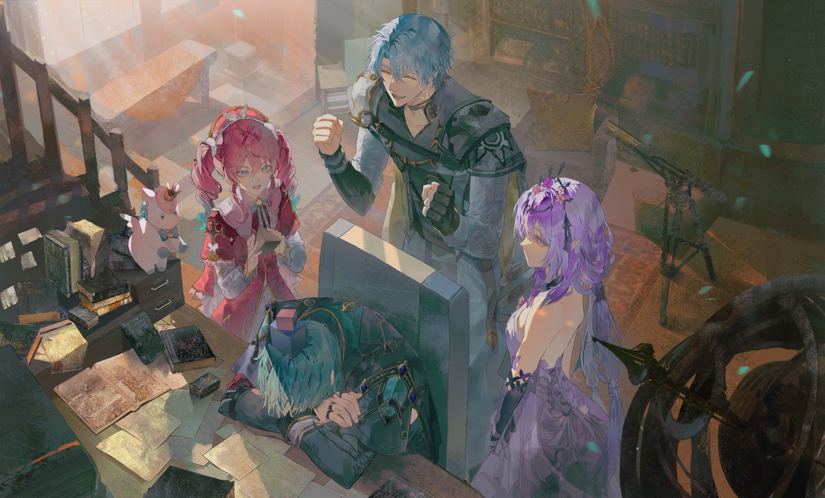 #Anaxa #Hyacine #Phainon #Castorice #HonkaiStarRail 
樹庭組