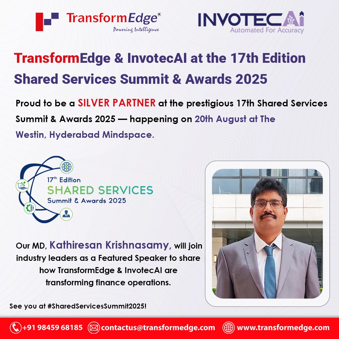TransformEdge (@transform_edge) on Twitter photo ๐๐ซ๐๐ง๐ฌ๐๐จ๐ซ๐ฆ๐๐๐ ๐ ๐๐ง๐ ๐๐ง๐ฏ๐จ๐ญ๐๐๐๐ ๐๐ญ ๐ญ๐ก๐ ๐๐๐ญ๐ก ๐๐๐ข๐ญ๐ข๐จ๐ง ๐๐ก๐๐ซ๐๐ ๐๐๐ซ๐ฏ๐ข๐๐๐ฌ ๐๐ฎ๐ฆ๐ฆ๐ข๐ญ & ๐๐ฐ๐๐ซ๐๐ฌ ๐๐๐๐
๐๐๐ ๐ฒ๐จ๐ฎ ๐๐ญ #๐๐ก๐๐ซ๐๐๐๐๐ซ๐ฏ๐ข๐๐๐ฌ๐๐ฎ๐ฆ๐ฆ๐ข๐ญ๐๐๐๐!
#sharedservices #invotecai #financetransformation ๐๐ซ๐๐ง๐ฌ๐๐จ๐ซ๐ฆ๐๐๐ ๐ ๐๐ง๐ ๐๐ง๐ฏ๐จ๐ญ๐๐๐๐ ๐๐ญ ๐ญ๐ก๐ ๐๐๐ญ๐ก ๐๐๐ข๐ญ๐ข๐จ๐ง ๐๐ก๐๐ซ๐๐ ๐๐๐ซ๐ฏ๐ข๐๐๐ฌ ๐๐ฎ๐ฆ๐ฆ๐ข๐ญ & ๐๐ฐ๐๐ซ๐๐ฌ ๐๐๐๐
๐๐๐ ๐ฒ๐จ๐ฎ ๐๐ญ #๐๐ก๐๐ซ๐๐๐๐๐ซ๐ฏ๐ข๐๐๐ฌ๐๐ฎ๐ฆ๐ฆ๐ข๐ญ๐๐๐๐!
#sharedservices #invotecai #financetransformation