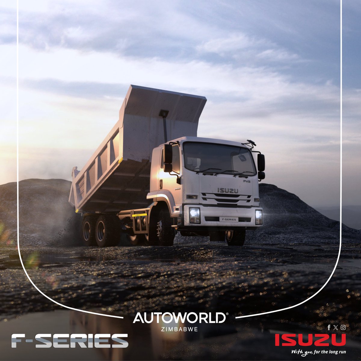 Heavy-Hitter The Isuzu Trucks FX &amp; FY Series
For mining, bulk transport, and serious logistics — the Isuzu FX &amp; FY Series delivers strength and stamina day after day. Keep your business moving → wa.me/263775463762
#IsuzuFXSeries #IsuzuFYSeries #HeavyDuty #AutoworldZim