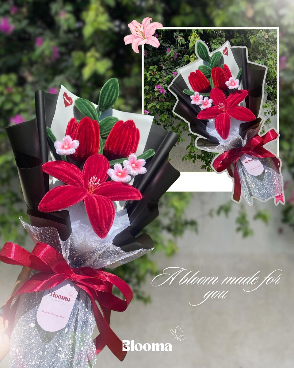 cloudflyz's tweet image. mau pamerin satu buket bunga cantik ini hehe 

buat temen temen yang mau buket ini juga bisa order dm ig : @bloomaflorist_ yaa ^^

#flowers #pipecleanerflower #gift #handmade #ugm #pionirgadjahmada