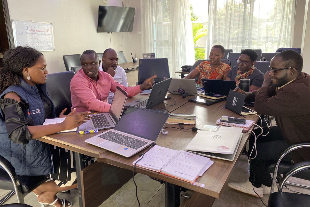 youthchaperonug's tweet photo. Earlier this week, we participated in a two-day Project Information and Impact Reporting System meeting with #SHESOARS 🇺🇬 project partners in Arua. This gathering allowed us to learn and incorporate valuable feedback into our evidence-based legal and policy advocacy programming. https://t.co/cch35lwlKu