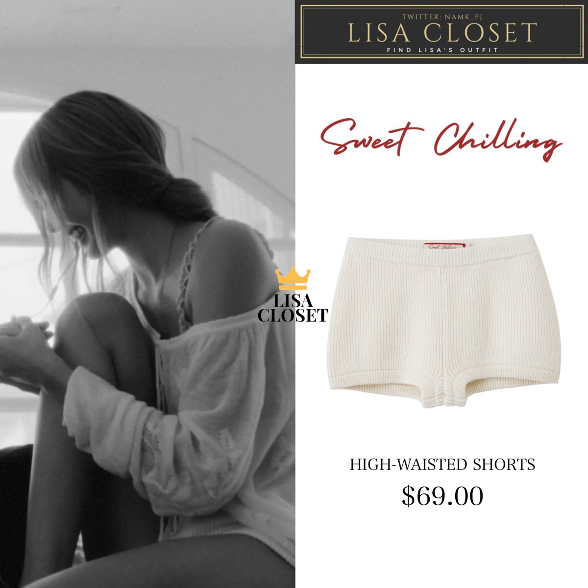 namk_pj's tweet image. [250814 YT: #Dream (Short film)] DREAM FILM OUT NOW 🥀🩶
Cardigan 3,500฿ ($109)
Bralette 1,600฿ ($49)
Shorts 2,200฿ ($69)
💸 Total 7,300฿ ($227)
@wearelloud
#LISA_CLOSET
#LISA #LALISA #WeAreLLOUD
#라리사 #리사 
#LISAxDREAM