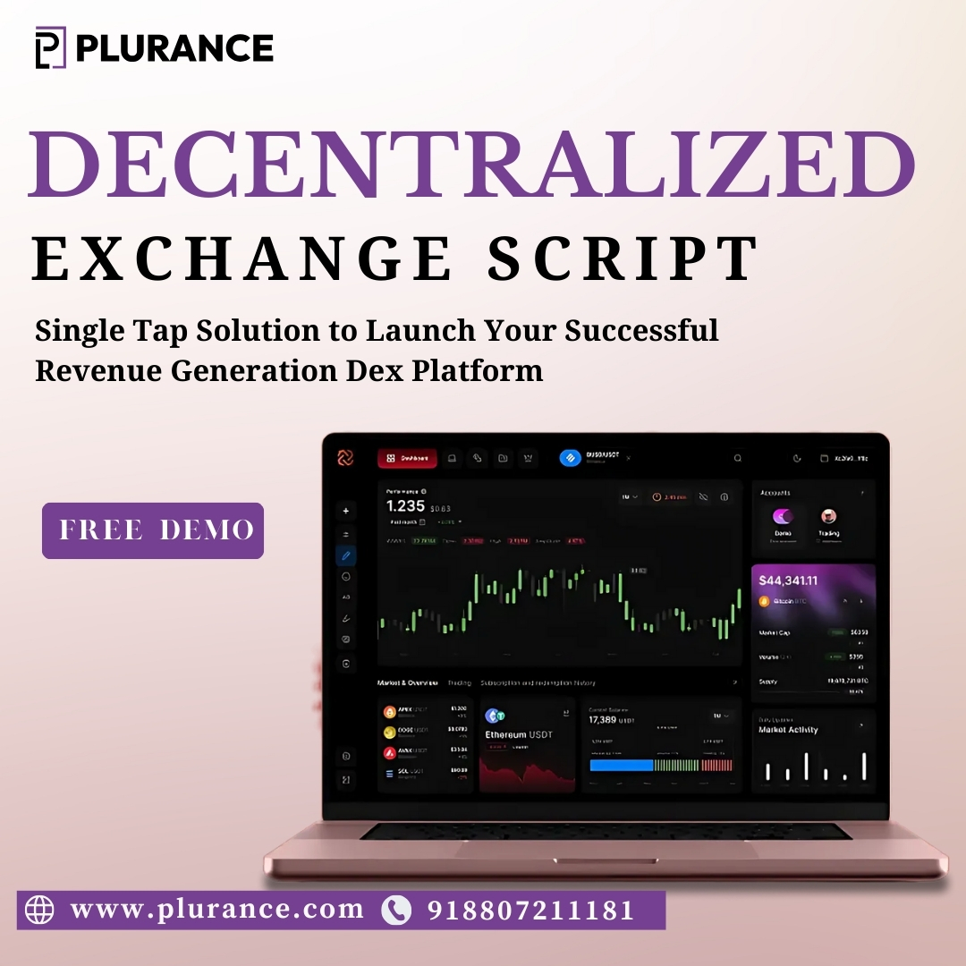 plurancetech's tweet image. #Plurance’s #DecentralizedExchangeScript is a feature-rich market ready solution built to help entrepreneurs to launch innovative, high-performance, and user-friendly dex trading platforms.
👉plurance.com/decentralized-…
#DEXCloneScript #DeFiTrading
#USA #UK #UAE #Canada